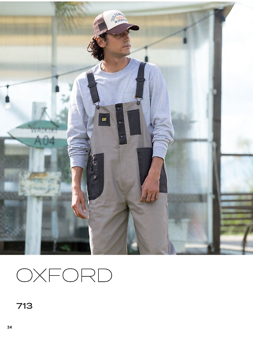 ＫＵＲＥ(クレヒフク),713,CATサロペットの写真は2026最新カタログ24ページに掲載されています。