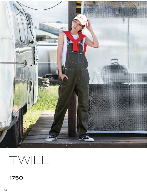 ＫＵＲＥ(クレヒフク),1750 CATサロペットの写真は2026最新オンラインカタログ26ページに掲載されています。