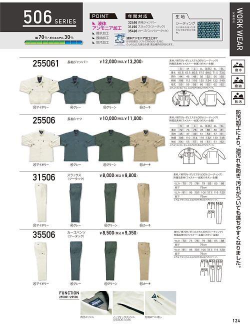 クロダルマ ＫＵＲＯＤＡＲＵＭＡ,25506,長袖シャツの写真は2025最新のオンラインカタログの124ページに掲載されています。