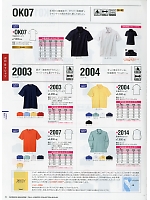 2007 VネックTシャツのカタログページ(nakc2019w071)