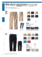 D5110T ワンタックワイドサマーパンツ(男女兼用)のカタログページ(nakc2024s021)