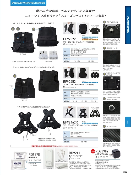 サンエス SUN-S,RD9398Y ACアダプタの写真は2025最新オンラインカタログ254ページに掲載されています。