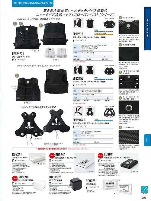 サンエス SUN-S,RD9698,PD対応USB充電器(返品不可)の写真は2026最新カタログ290ページに掲載されています。