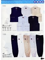 750 綿ベストのカタログページ(snmb2007w051)