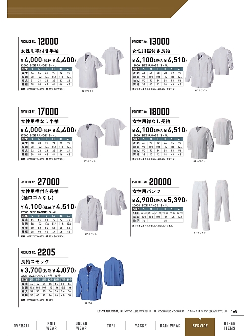 シンメン BigRun,2205,長袖スモックの写真は2022-23最新のオンラインカタログの168ページに掲載されています。