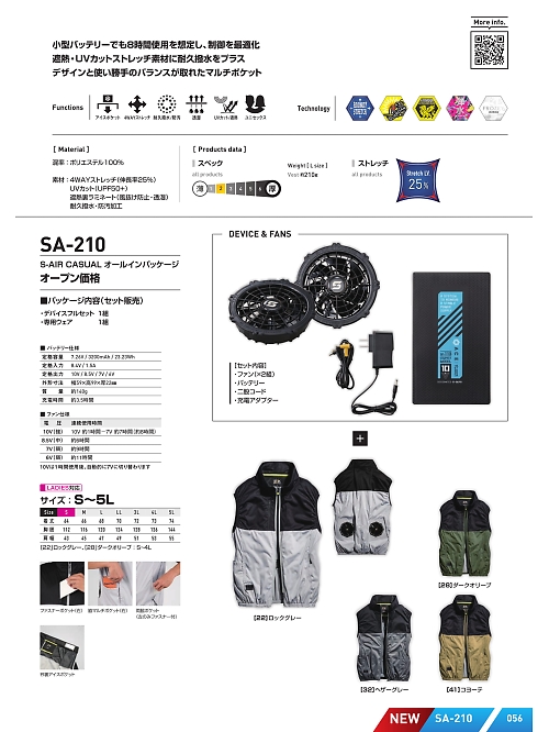 シンメン BigRun,SA210 セット販売(オールインパッケージ)の写真は2025最新オンラインカタログ56ページに掲載されています。