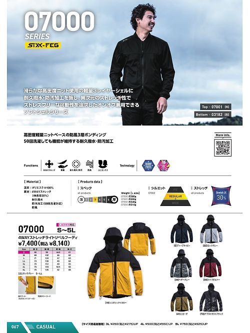 シンメン BigRun,07000,STX4WAYジャケットの写真は2025-26最新カタログ67ページに掲載されています。