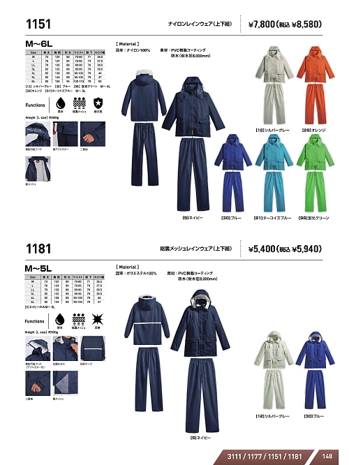 シンメン BigRun,1181,総メッシュレインウエアの写真は2025-26最新カタログ148ページに掲載されています。