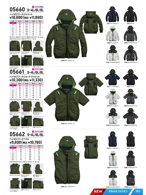 シンメン BigRun,05661 ジャケットの写真は2026最新オンラインカタログ52ページに掲載されています。