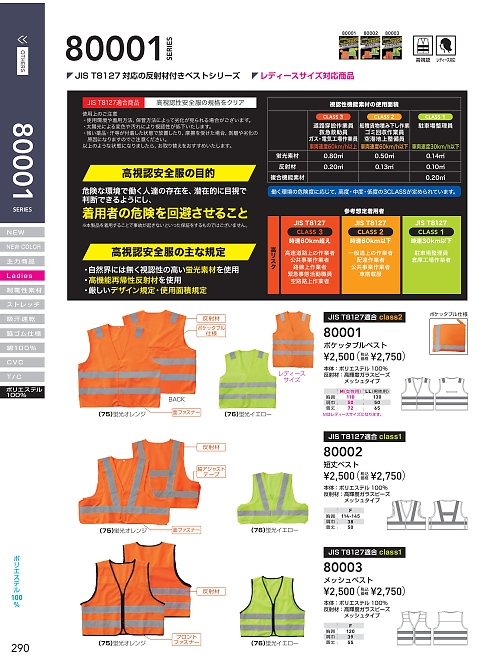 ＳＯＷＡ(桑和),80003 メッシュベストの写真は2022最新オンラインカタログ290ページに掲載されています。
