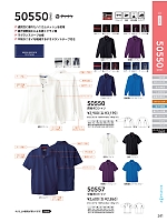 50550 長袖ポロシャツのカタログページ(suws2022s241)