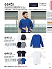 ユニフォーム9 6645-52 長袖Tシャツ(ポケット付)