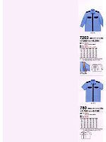 7203 長袖カッターシャツのカタログページ(tcbs2008n011)