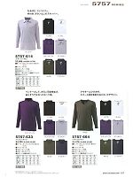5757-664 Vネックシャツのカタログページ(tris2013w107)
