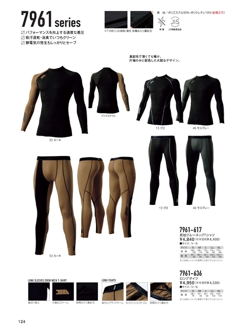 寅壱(TORA style),7961-617,クルーネックTシャツの写真は2020-21最新カタログ124ページに掲載されています。