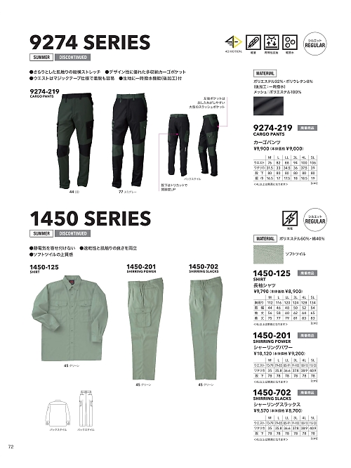 寅壱(TORA style),1450-125,長袖シャツの写真は2024最新のオンラインカタログの72ページに掲載されています。