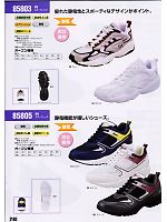 85803 制電スポーツシューズのカタログページ(xebc2008s248)