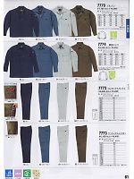 7774 長袖シャツのカタログページ(xebc2009w061)