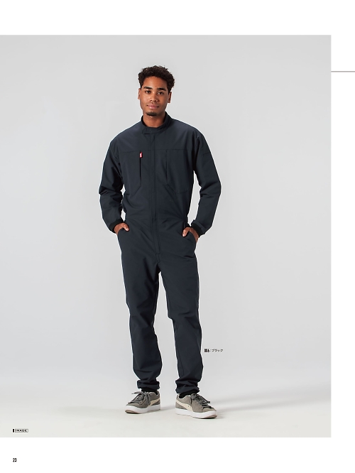 山田辰 DICKIES WORK　AUTO-BI THEMAN,24040 高機能つなぎ服の写真は2025最新オンラインカタログ23ページに掲載されています。