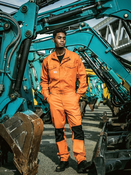 山田辰 DICKIES WORK　AUTO-BI THEMAN,22010,ツナギ服の写真は2025-26最新カタログ107ページに掲載されています。