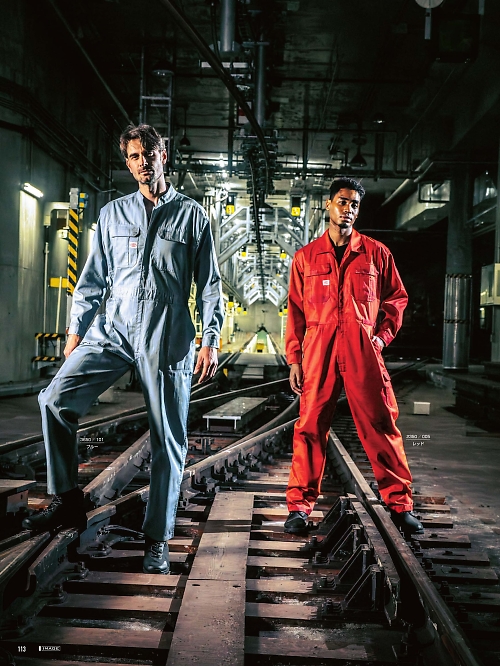 山田辰 DICKIES WORK　AUTO-BI THEMAN,2350,ツヅキ服の写真は2025-26最新カタログ113ページに掲載されています。