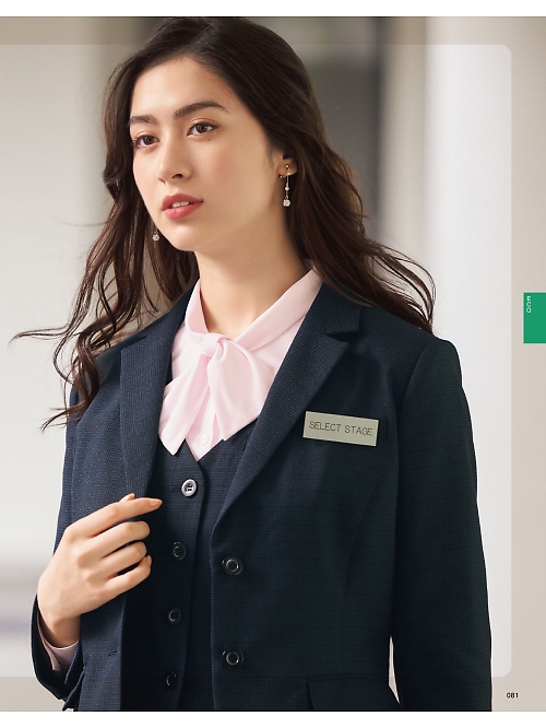 神馬本店 MIKATA SelectStage（ミカタ セレクトステージ）,SA600V,ベスト(事務服)の写真は2025-26最新カタログ81ページに掲載されています。