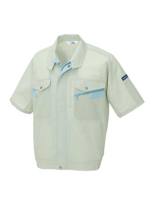 クリックでAZ871 半袖ブルゾンのオンラインカタログのページを表示します