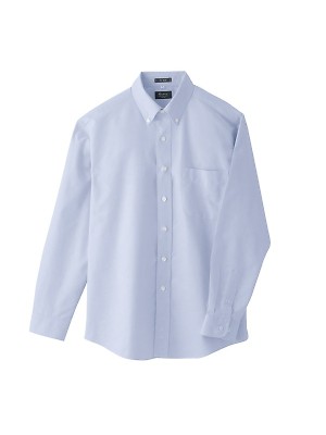 ユニフォーム1527 AZGU2101 長袖オックスBDシャツ在庫限