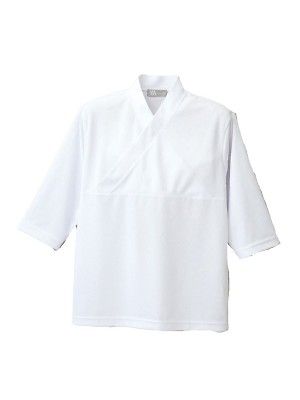 ユニフォーム46 HS2900 キモノ衿ニットシャツ(男女兼用
