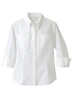 レディース七分袖BDシャツ 861204