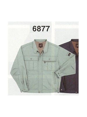 6877 長袖ジャケットの関連写真です