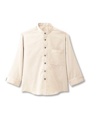 ユニフォーム43 08923 スタンドカラーシャツ