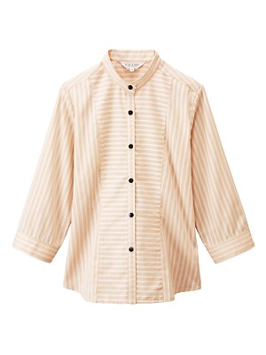 ユニフォーム698 24209 レディーススタンンドカラーシャツ