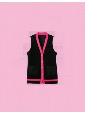 ユニフォーム1177 55231 レディースニットベスト(15廃番