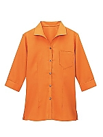 08935 ウィングカラーシャツ(七分袖)