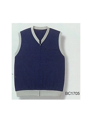 ユニフォーム636 BC1705 ペアニットベスト