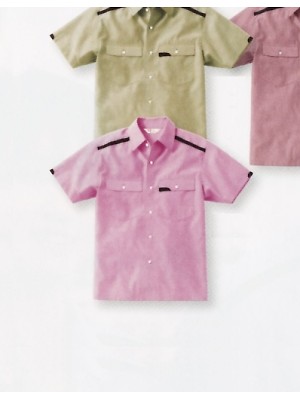 ユニフォーム23 BC302 半袖ペアシャツ(ピンク)