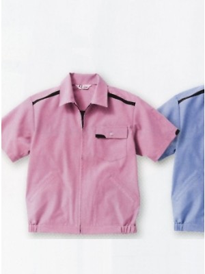 ユニフォーム10 BC362 半袖ペアブルゾン(ピンク)