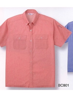 ユニフォーム19 BC801 半袖ペアシャツ