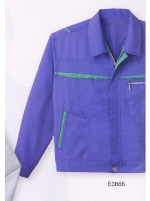 ユニフォーム36 E3666 ペアブルゾン(ライトブルー)