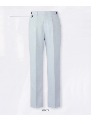 ユニフォーム3 E3674 アジャスターパンツ(アースグリーン