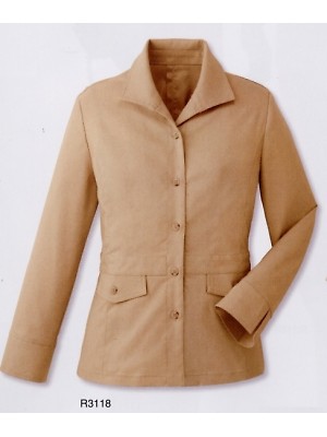 ユニフォーム1533 R3118 ストレッチジャケット(ベージュ)