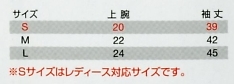 4027 アームコンプレッション16廃番のサイズ画像