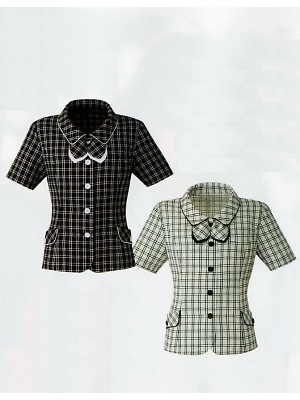 ユニフォーム431 AR1663 オーバーブラウス(リボン付)