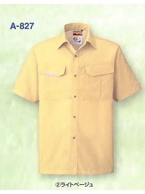 A827 半袖シャツの関連写真です