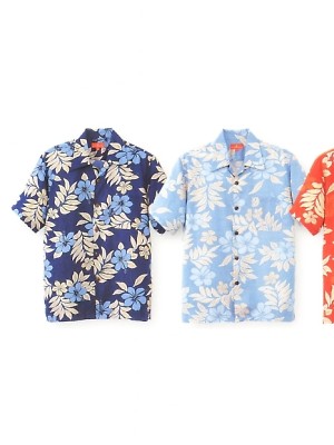ユニフォーム1434 GW1506 アロハシャツ(花柄)