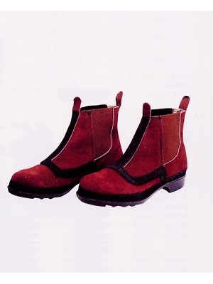 ユニフォーム66 T4 耐熱･溶接靴サイドゴム茶(安全靴)