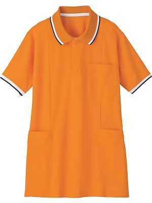 WH90338 自重堂・JAWIN・制服百科の半袖ロングポロシャツ 