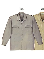 7650 長袖オープンシャツ