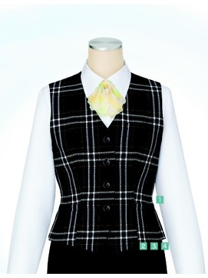 ユニフォーム1380 EAV268 ベスト(事務服)(廃番)